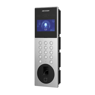 картинка Hikvision DS-KD9203-MFE6 многоабонентская вызывная IP панель с биометрическим считывателем от компании Intant